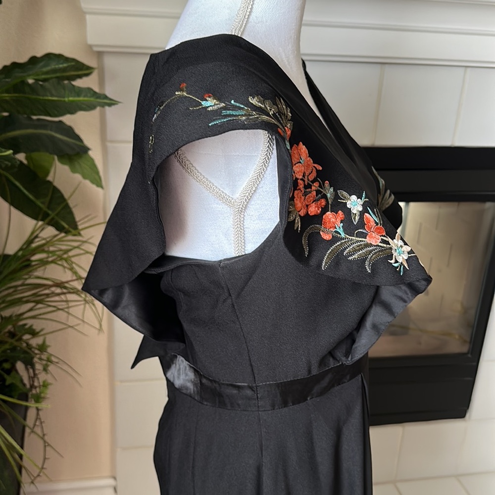 A.B.S Collection Floral Ruffle Dress - Picture 3 of 7